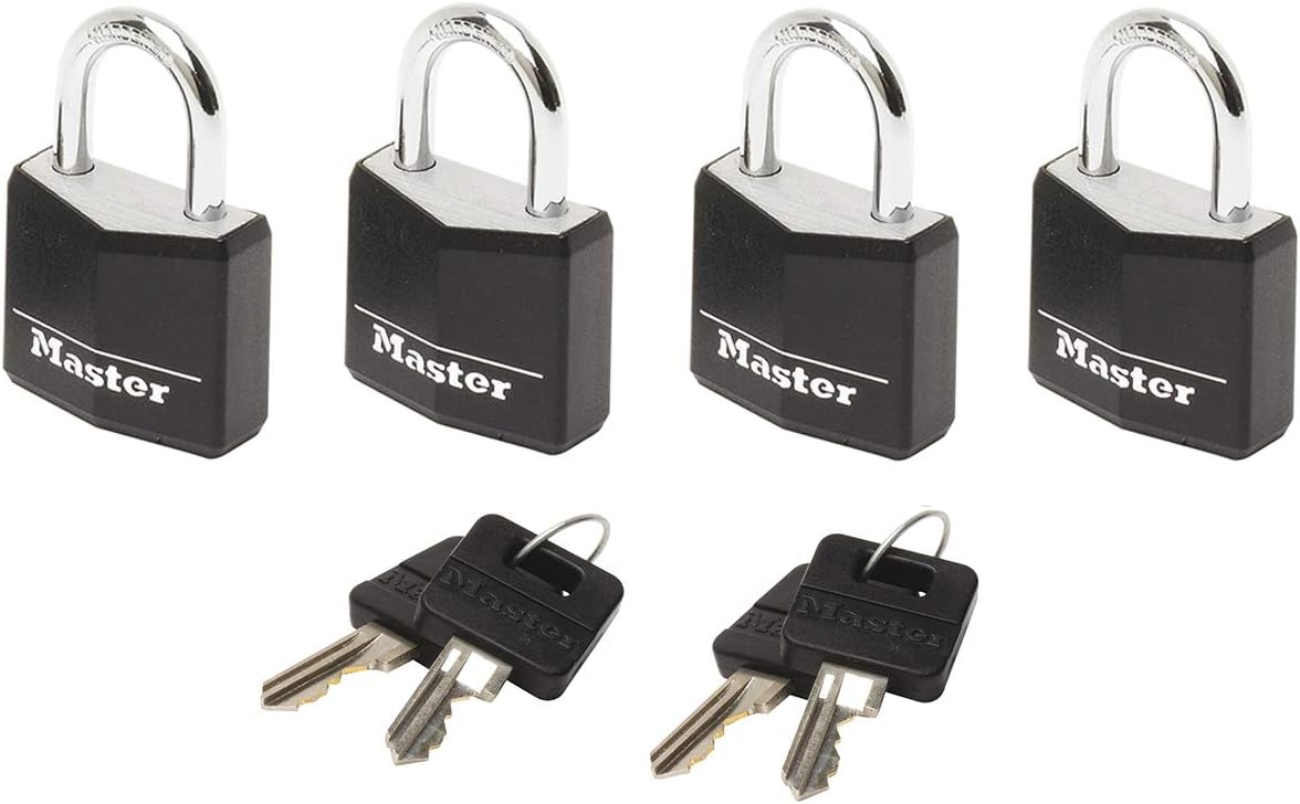 Unisex Travel Accessory Luggage Lock, Black, 2 mm