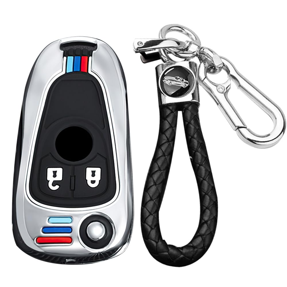 Coque de clé Buick usée découvrez le boîtier de remplacement robuste à rabat 2 5 boutons - 8