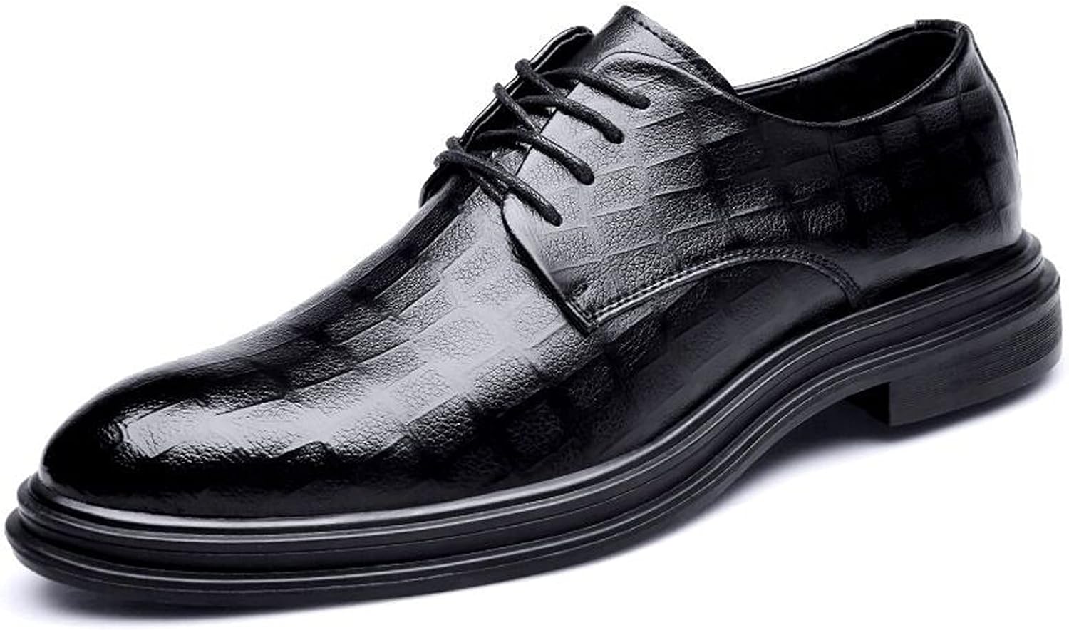 BIPV Oxfords Shoe Men Dress Shoes Patent Leather Fashion Wedding Shoes