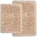 Produktbild Crochet 2-Piece Bath Rug Set, 21 by 34-Inch and 17 by 24-Inch, Linen