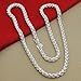 Yonisun 925 Sterling Silver Bracelet and Necklace Sets ZBS058