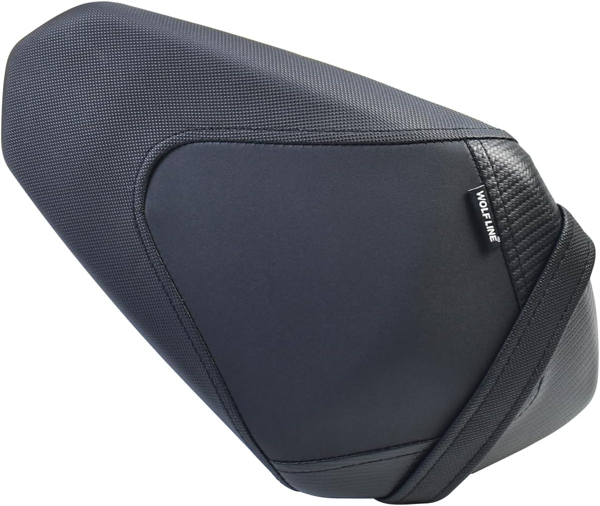 ShinKanSen Motorcycle Soft PU Leather Rear Pillion Seat Pad Set Seat Rear Passenger Seat Covers Replacement Compatible with Ka&wa&sa&ki Ninja 400 Z400 Z-400 Accessories 2018-2024 (Rear Seat-Black)