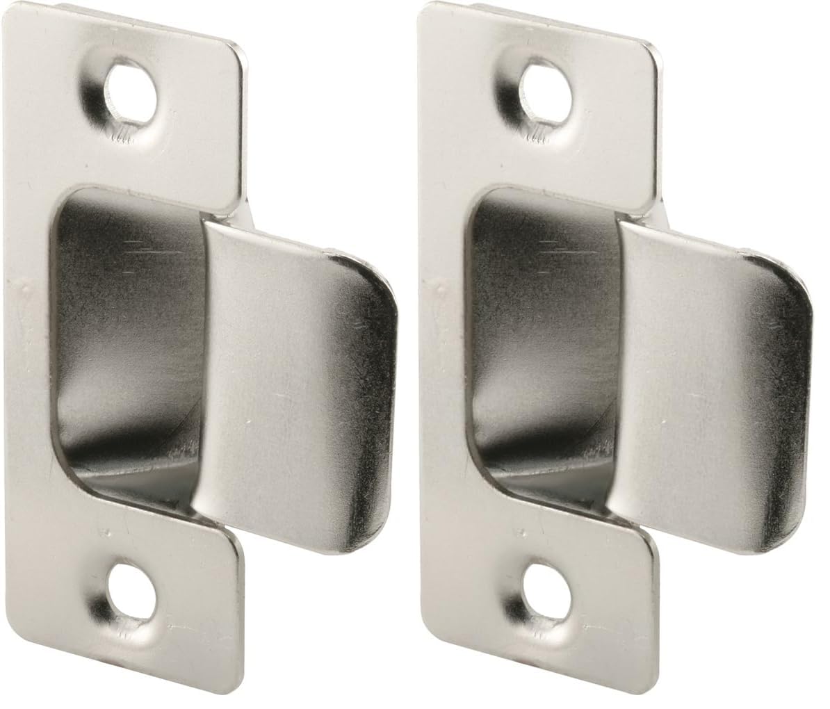 Defender Security U 10278 Two Piece Adjustable Door Strike, Chrome Plated (Single Pack) (Pack of 2)