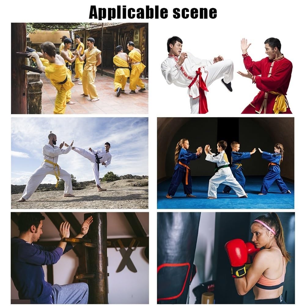 DYK&NX Wing Chun Wooden Dummy Accessori, Accessori per Allenamento Kung Chun, Wooden Dummy Training Target, con Bracci A Molla, Adatto per Fori da 1,5 Pollici * 1,5 Pollici (Grey : 3)