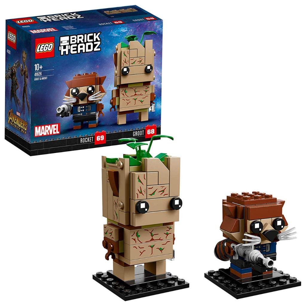 Amazon.co.jp: レゴ(LEGO) ブリックヘッズ グルート&ロケット 41626 