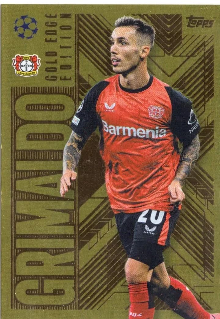 Match Attax Extra 2024 2025 Alejandro Grimaldo Gold Edge Sammelkarte