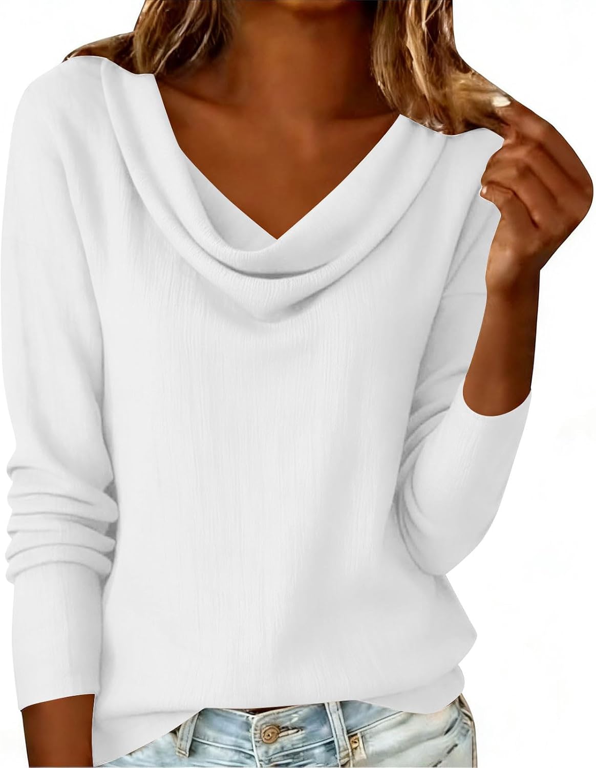 Women Cotton Linen Shirts Fashion Temperament Drop Pleated Collar Long Sleeves T-Shirts Spring Summer Blouse Tops