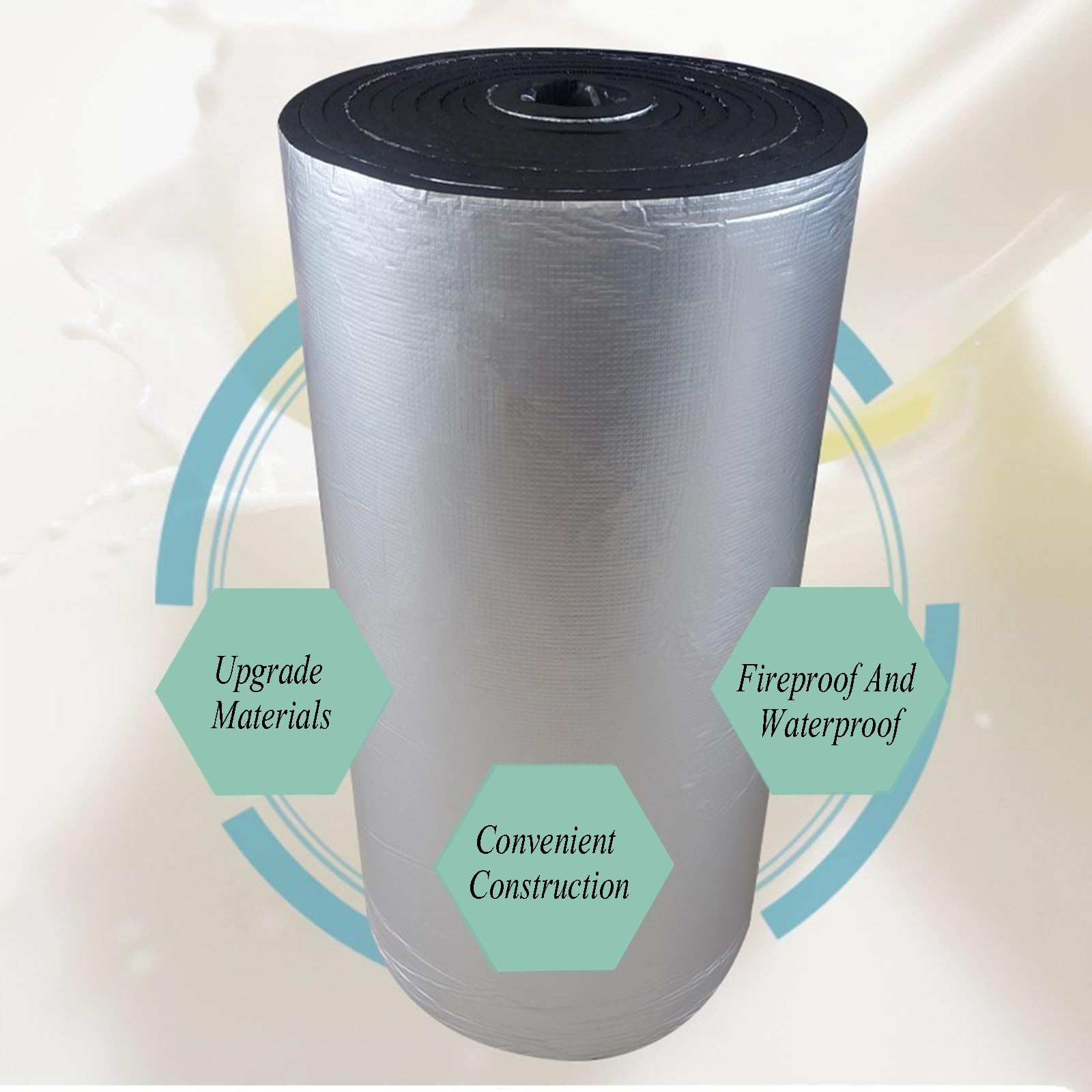 孤独　foil JUCCJUXIN Self-Adhesive Aluminium Foil Insulation Roll