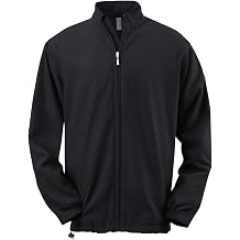 Ashworth 5378 Mens Full-Zip Lined Wind Jacket - Black - 4XL