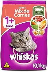 whiskas Ração Whiskas Para Gatos Adultos Mix De Carnes 10 1 Kg