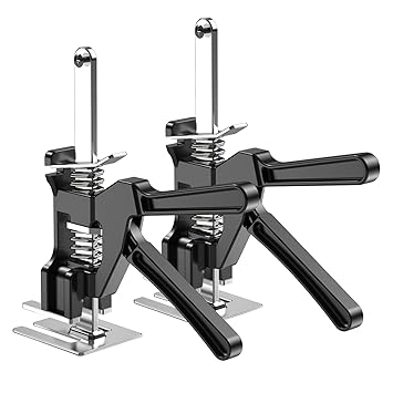 Labor Saving Arm Jack 2Packs Effort Elevator Door Panel Lifting Cabinet Jack, Up to 308 Lb, Board Lifter, Wall Tile Height Adjuster