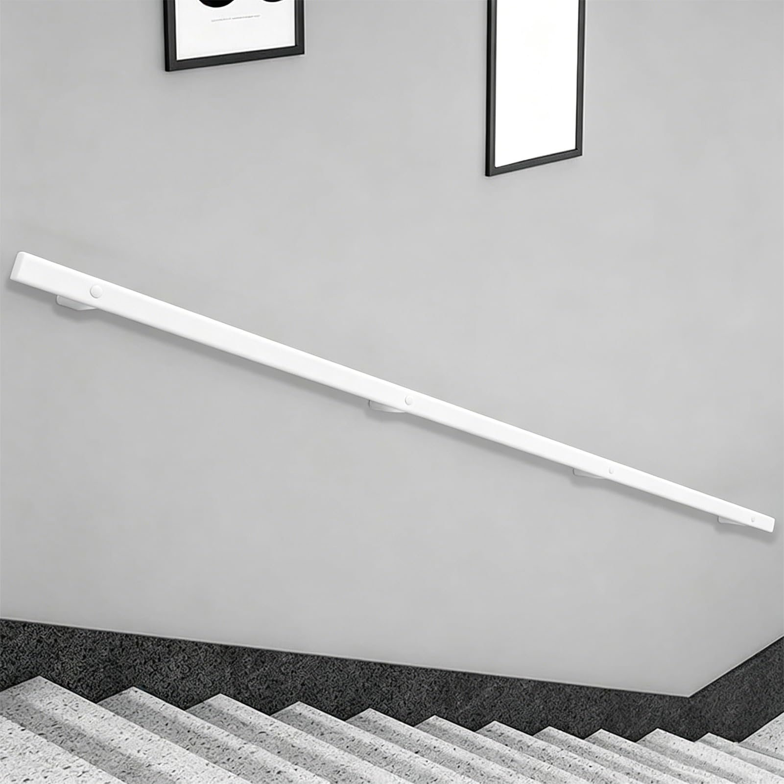 Stairs Banister Handrail, Hand Railing for Indoor & Outdoor Grab Bar Rail(8.2ft/250cm)