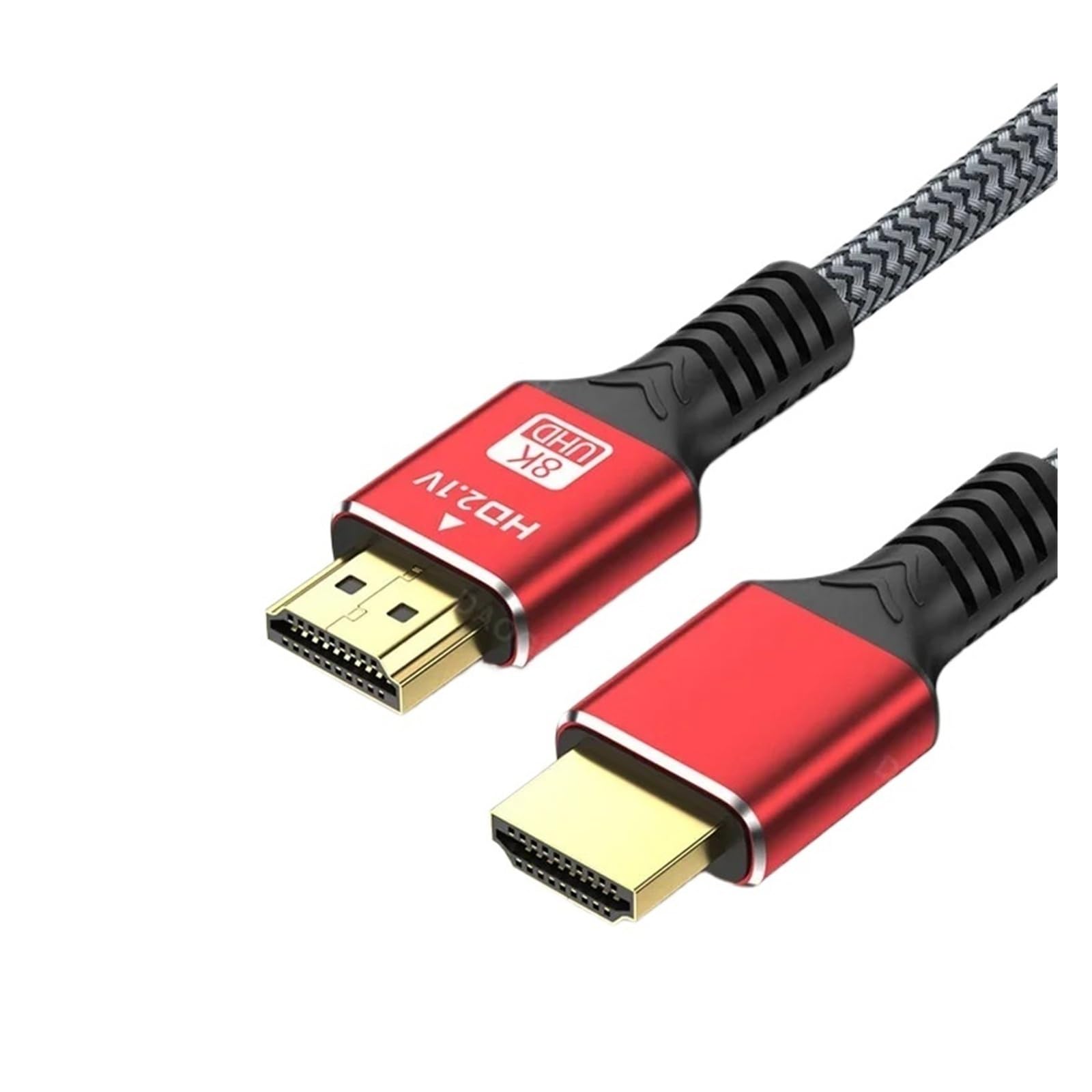 Câble HDMI 2.1 (48 Gbit/s, 8K À 60 Hz/4K À 120 Hz, HDR/3D) Fonctionne For HDTV/PC(2m)