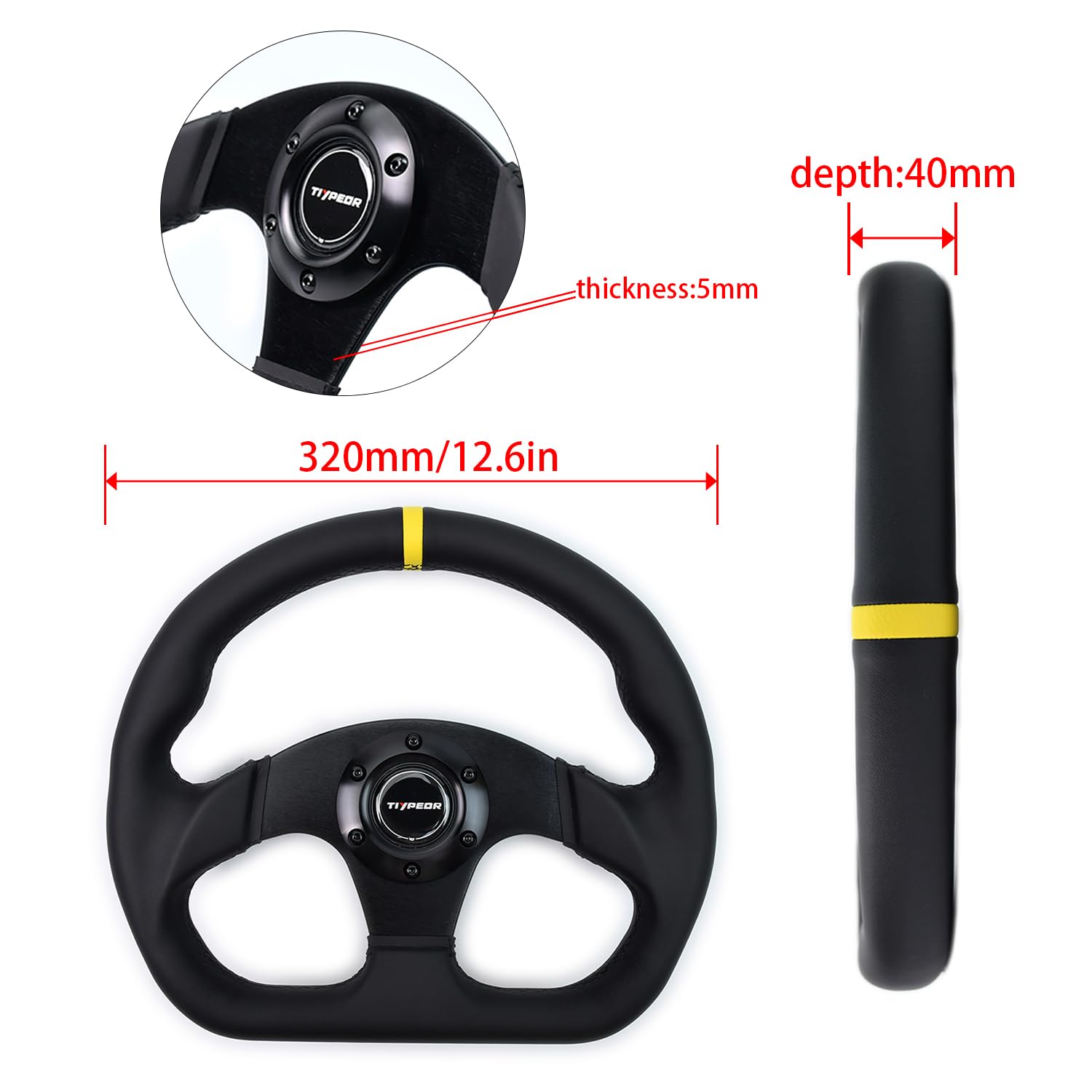 Grant 694 Suede Wrapped Racing Steering Wheel with Grey Top Marker