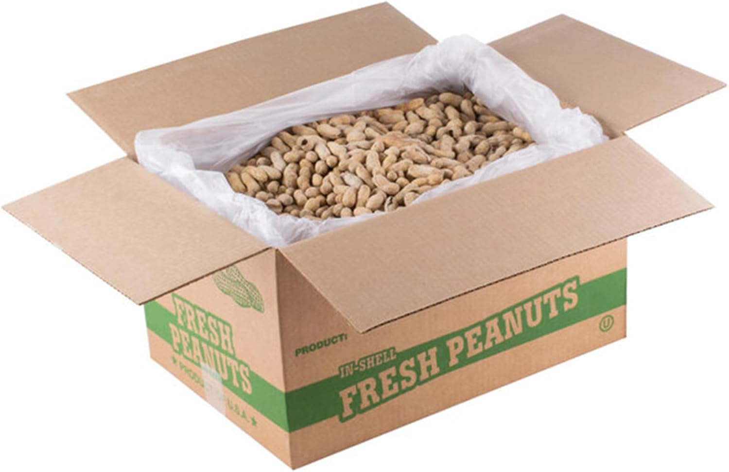 Hampton Farms Roasted Salted in-Shell Peanuts 25 lb. WS-113PNUT20130-NPF