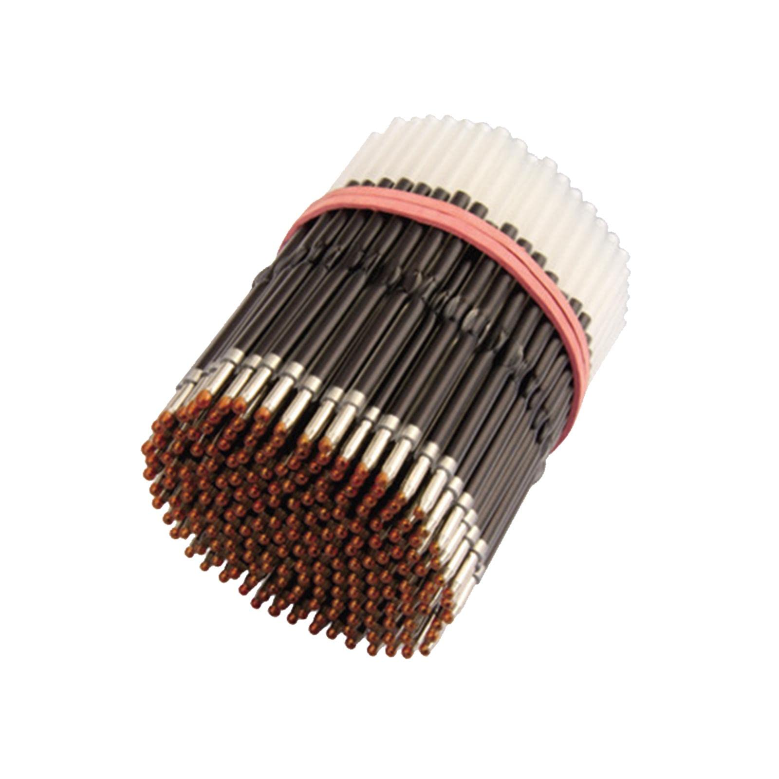 5 set di 200 ricariche per penna a inchiostro per penne con perline retrattili per penne retrattili, forniture per ufficio, blu, 1,0 mm