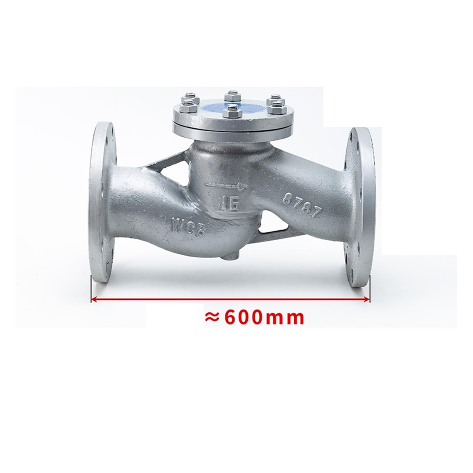 Válvula antiretorno Válvula de retención con elevación por Brida de Acero Fundido H41H-16C/25C Válvula de retención DN25 40 50 65 80 100 125 150 200 250(Cast Steel DN200)