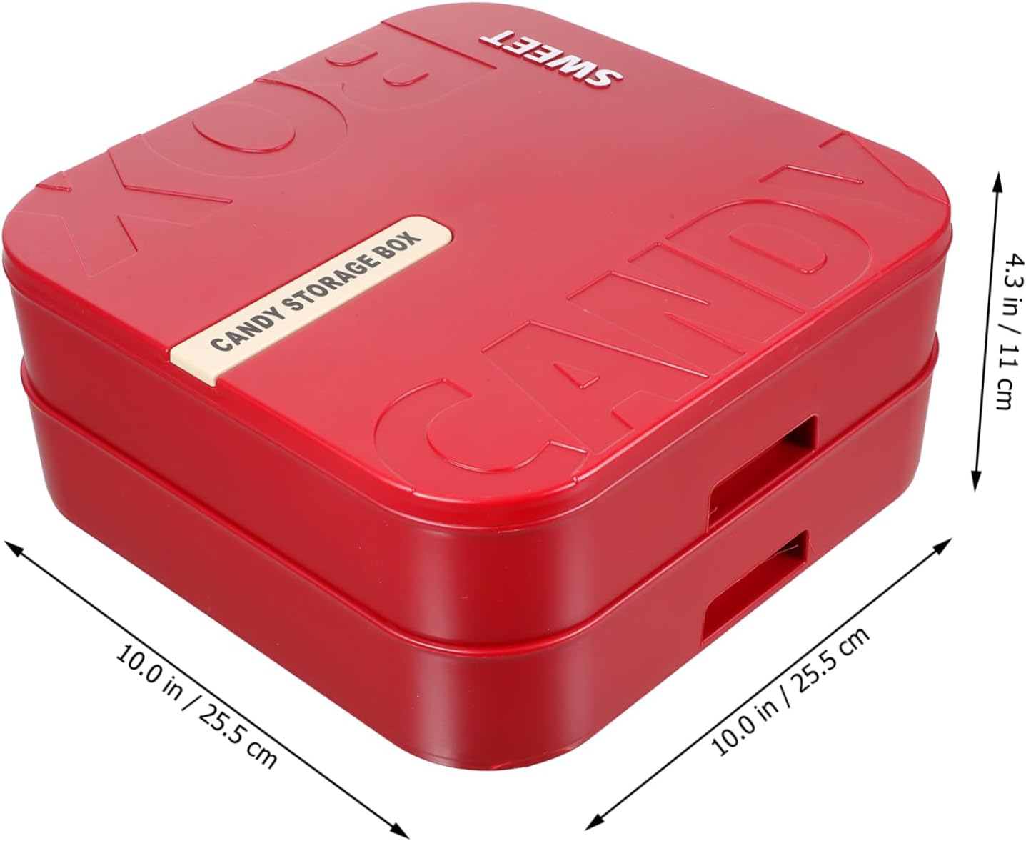 PRETYZOOM Delicate Candy Storage Case Cover Multi Snack Box for and Treats for Organizing Dried Fruits and Snacks Kitchen Living Room