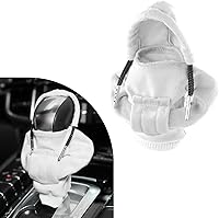 Vista 12 de Ziciner Funda para palanca de cambios de coche, diseño de suéter a la moda, protector de cambios suave universal, accesorios de decoración
