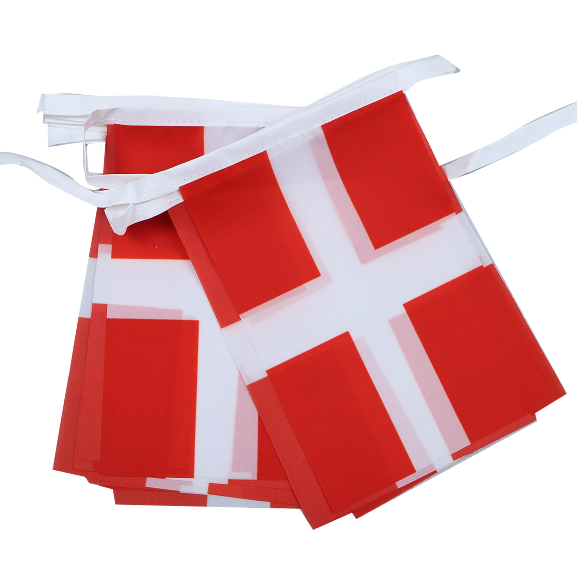 AZ FLAG Savoy Bunting Flag, 20 Ft Garland 20 Small Savoyard Flags 8'' x 6'', 100% Polyester String Pennant, 6 meters