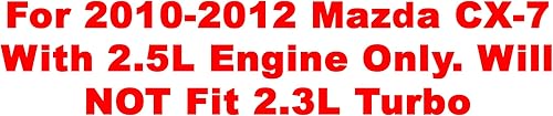Miniatura 2 de DTA 2 ejes delanteros CV compatibles con Mazda CX-7 2010-2012 con motor de 2.5 L solamente  Medio eje delantero izquierdo derecho  No es compatible