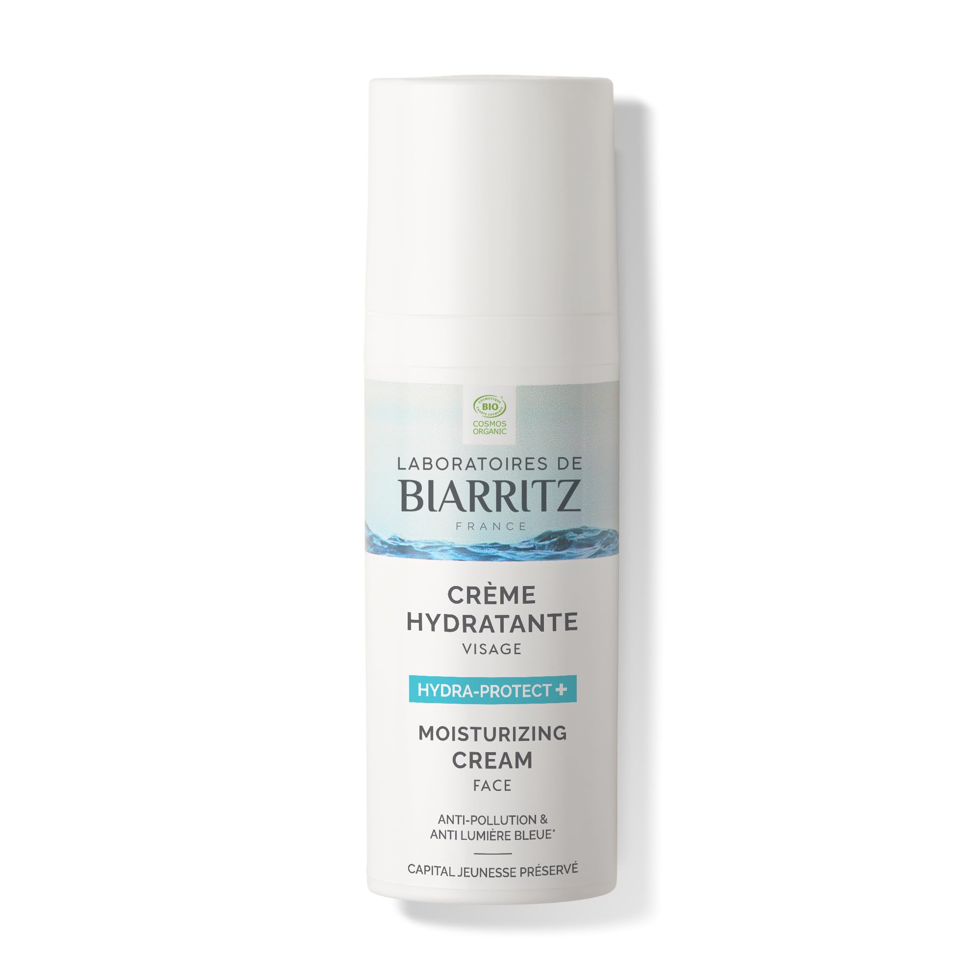 Laboratoires de Biarritz HYDRA-PROTECT + Moisturizing Cream Face Organic 50ml