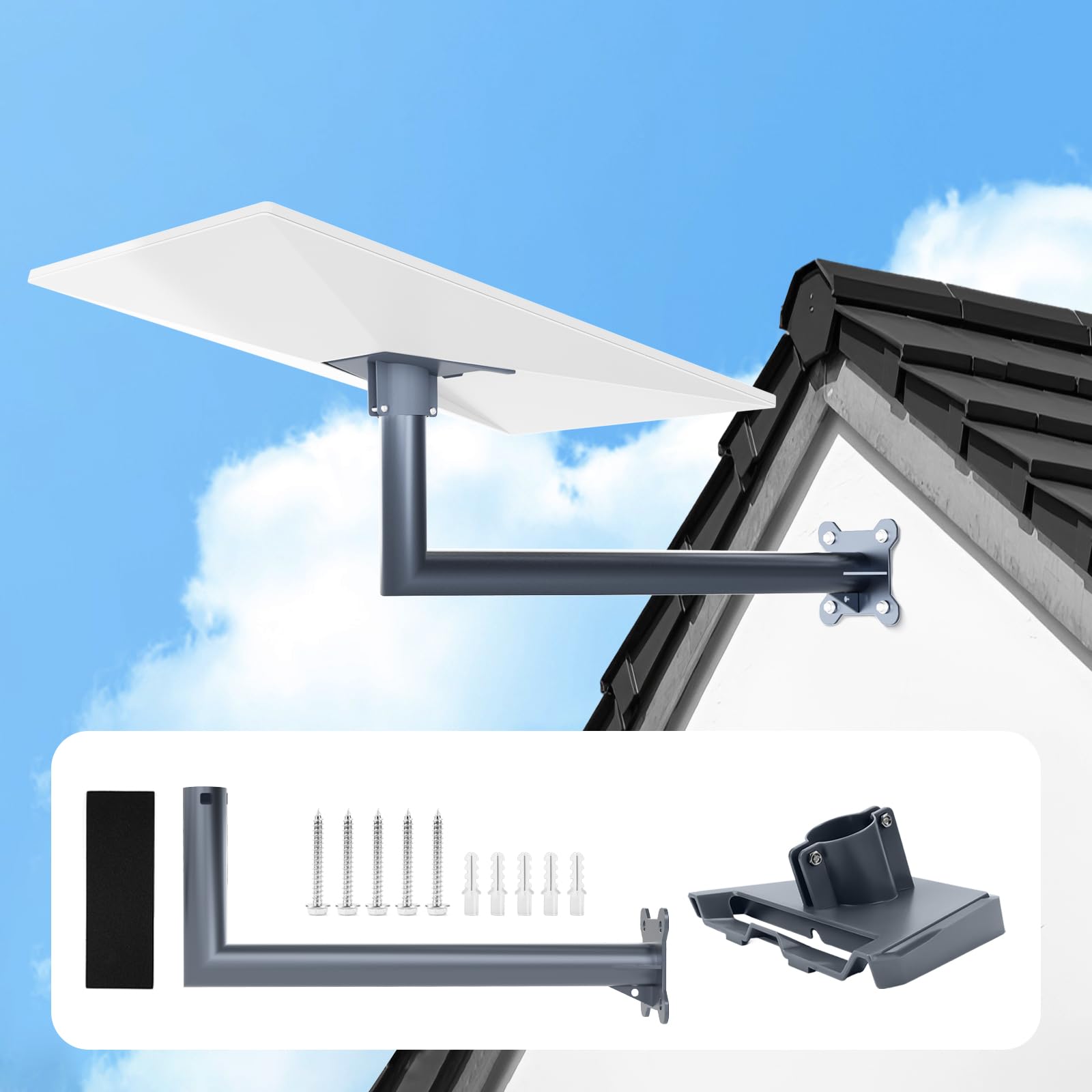 Starlink Gen 3 Halterung - 360° Verstellbare Wandhalterung Für Satellitenschüssel