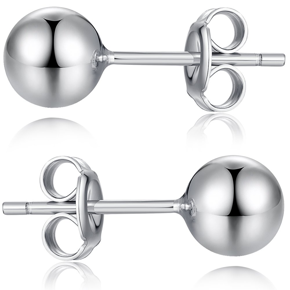 Ohrstecker Silber 925 Hasen Ohrringe mit süßwasserperlen für
