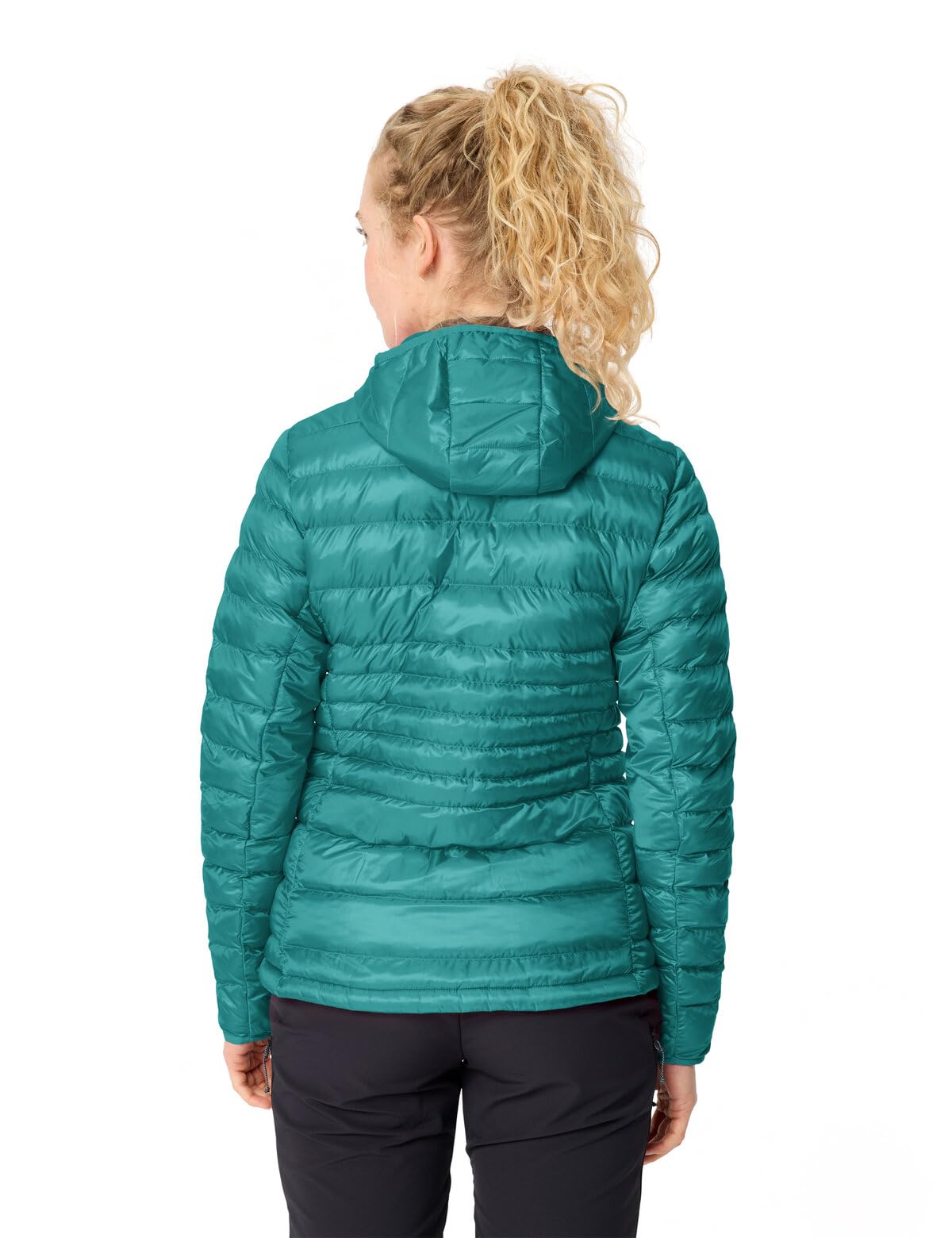 VAUDE Women's Batura Hooded Insulation Jacket, bardzo lekka damska kurtka izolacyjna z kapturem do sportów górskich, bardzo ciepła