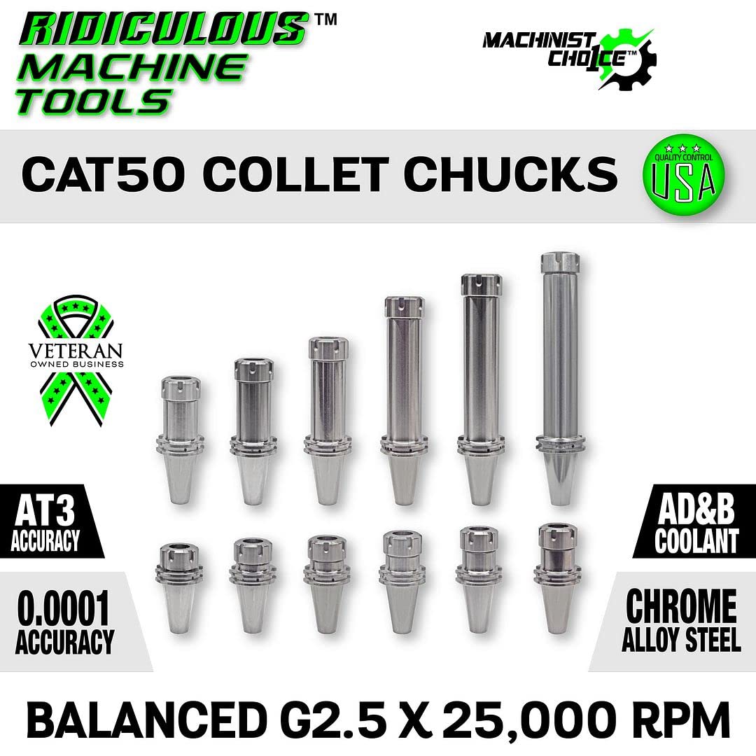 ER 50 CAT50 COLLET CHUCK X 8