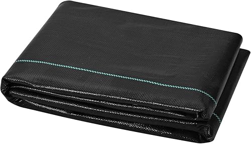 Tela de paisaje de barrera de malezas de 3 pies x 100 pies, tela tejida para control de malezas, tela de entrada, tela geotextil para paisajismo,