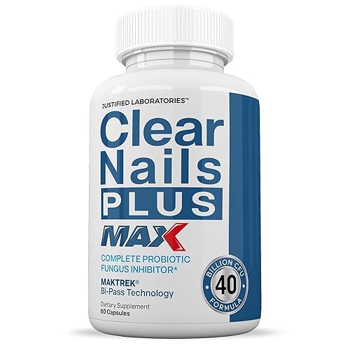 Miniatura 4 de Justified Laboratories Clear Nails Plus Max Pills 40 mil millones de UFC Probiótico Apoya uñas fuertes y saludables para el cabello y la piel, 120