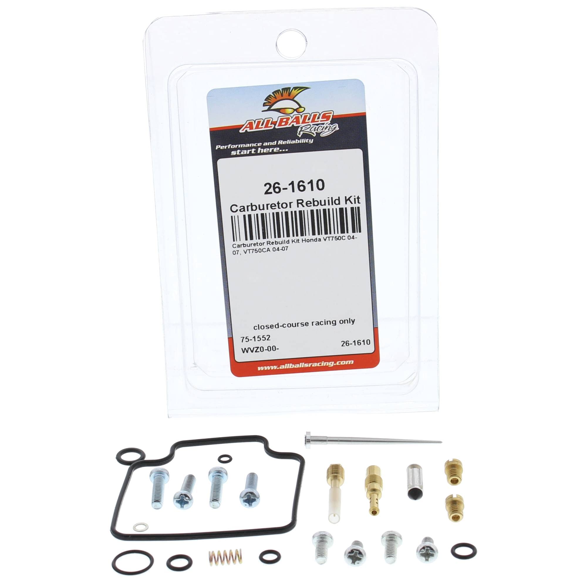Amazon | All Balls Racing 26-1610 キャブレターリビルドキット 