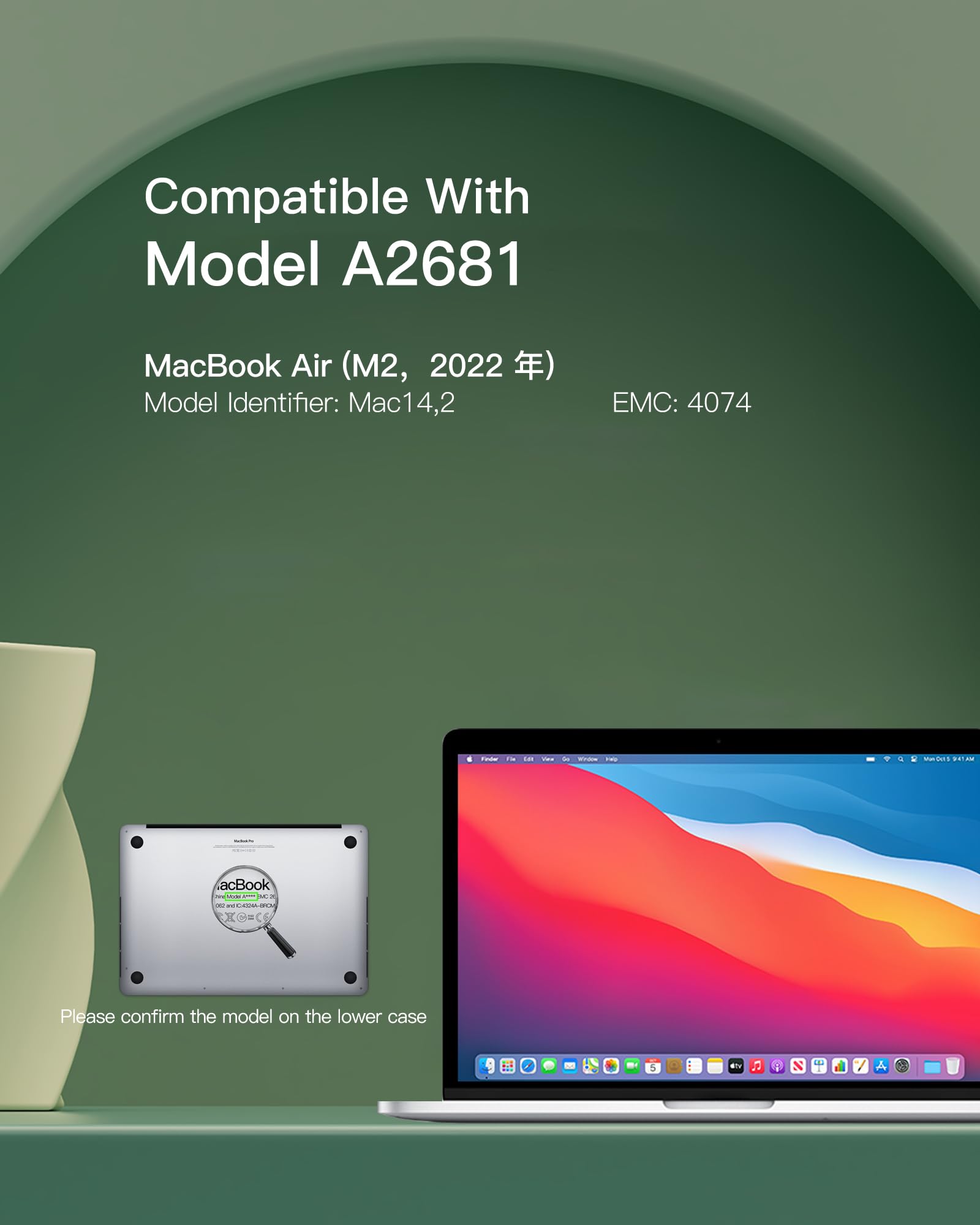 A2681 Bateria do MacBook Air 13 cali A2681(2022 M2) A3113(2024 M3) Bateria A2669