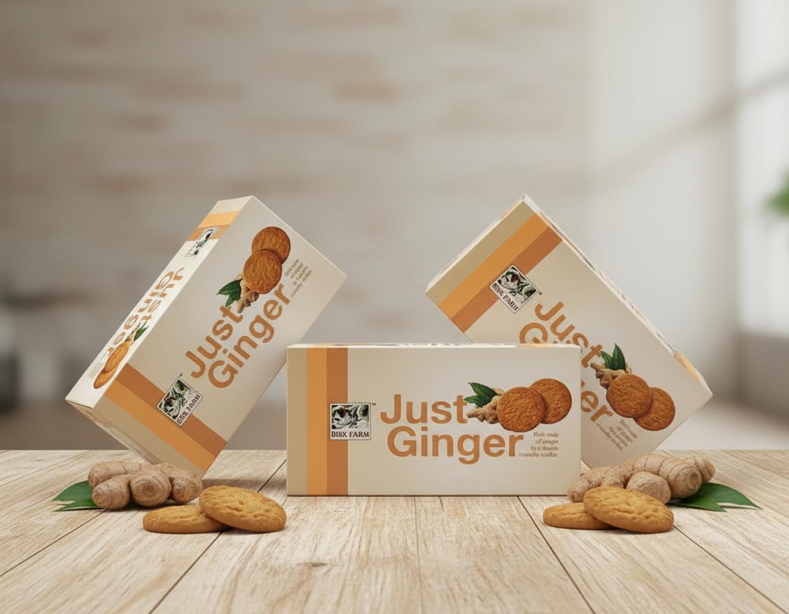 Bisk Farm Just Ginger Biscuit, 250g (Pack Of 3) : Amazon.in