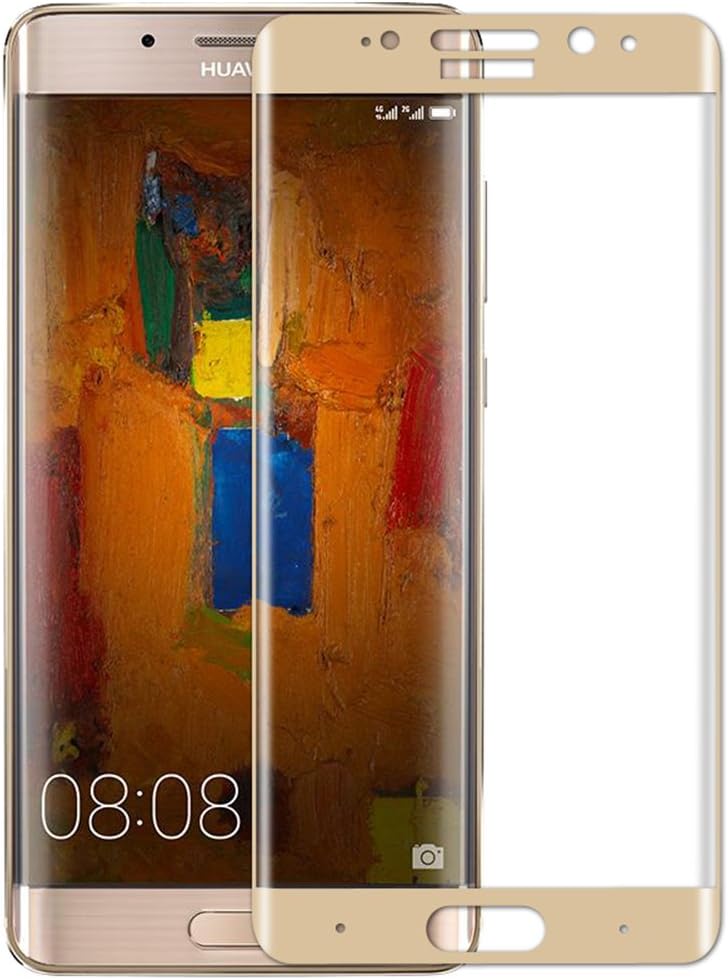 AMAZECO Huawei Mate 9 Pro Screen Protector / Full Coverage / HD Clear / 3D Touch Compatible / 0.3mm Thickness / Tempered Glass Screen Protector for Huawei Mate 9 Pro - Gold