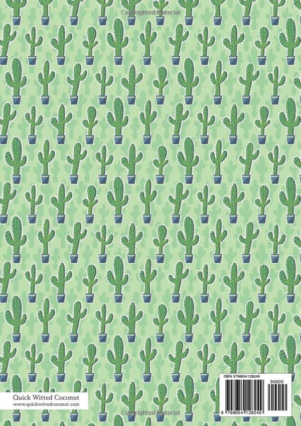 Cactus Notebook - Lined Pages - A4 - Premium: (Saguaro Green Edition) Fun notebook 192 lined pages (A4 / 8.27x11.69 inches / 21x29.7cm) - Image 2