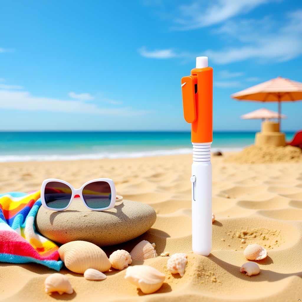 3Pcs Prank Squirt Pen - Creative Writable Pen Water Game | Water Spray Toy Pen, School Supplies Water Fighting Game, Prank Items Press to Spray Water Parties Accessories for Beach Garden