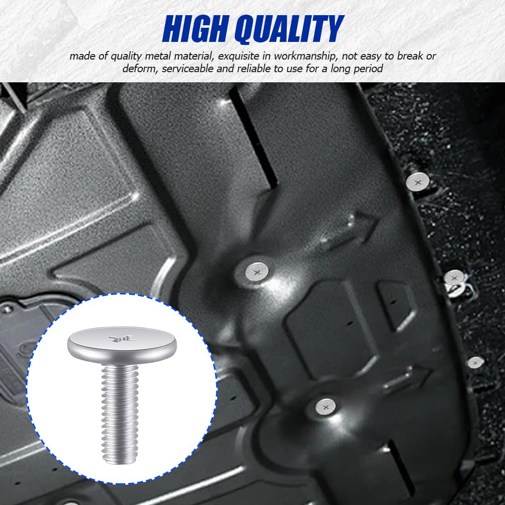 14PCS Engine Lower Cover Pin Screws, Premium Radiator Cover and Access Clips, 90674-TY2-A01 90105-TBA-A00 Engine Splash Guards Compatible with Honda Accord Civic CR-V