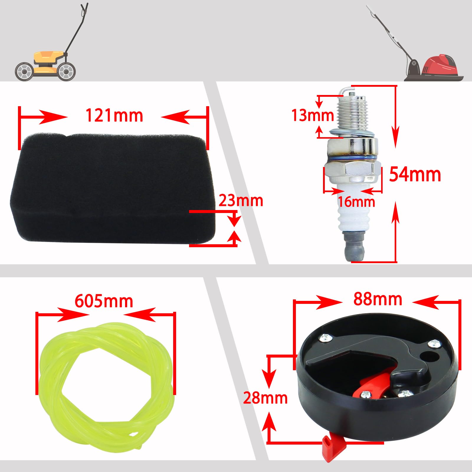 Amazon.com : REMEDART WYA-44 Carburetor Kit Fits for RedMax
