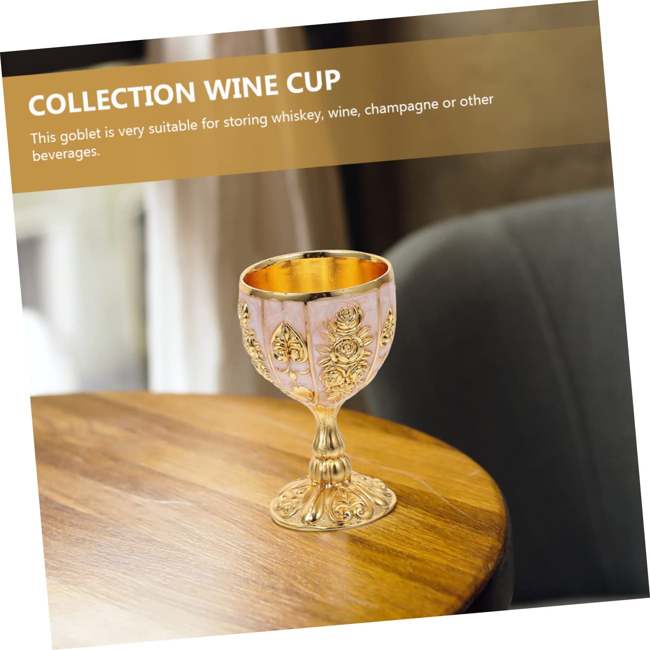 PRETYZOOM 10 Piezas Copa De Vino Europea De Alta Adornos Retro Taza De Té Vasos De Té Helado Copa De Cáliz Para Celebraciones Reales Recipiente Para Beber Taza De Caldero Taza De Cáliz