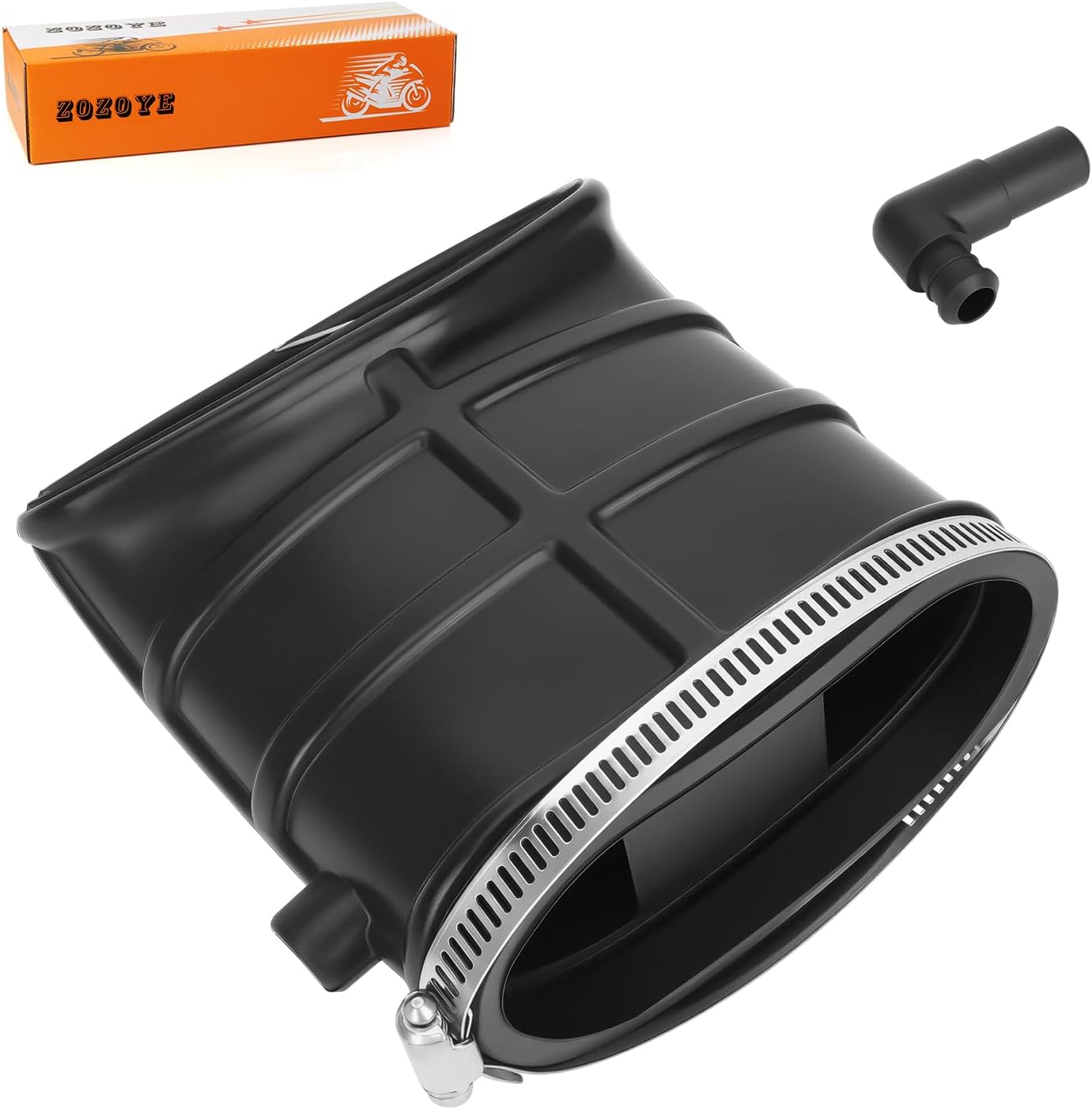 For Yamaha Raptor 660R YFM660R 2001-2005 Air Cleaner Intake Duct Boot & Elbow Pipe 5LP-14437-00-00