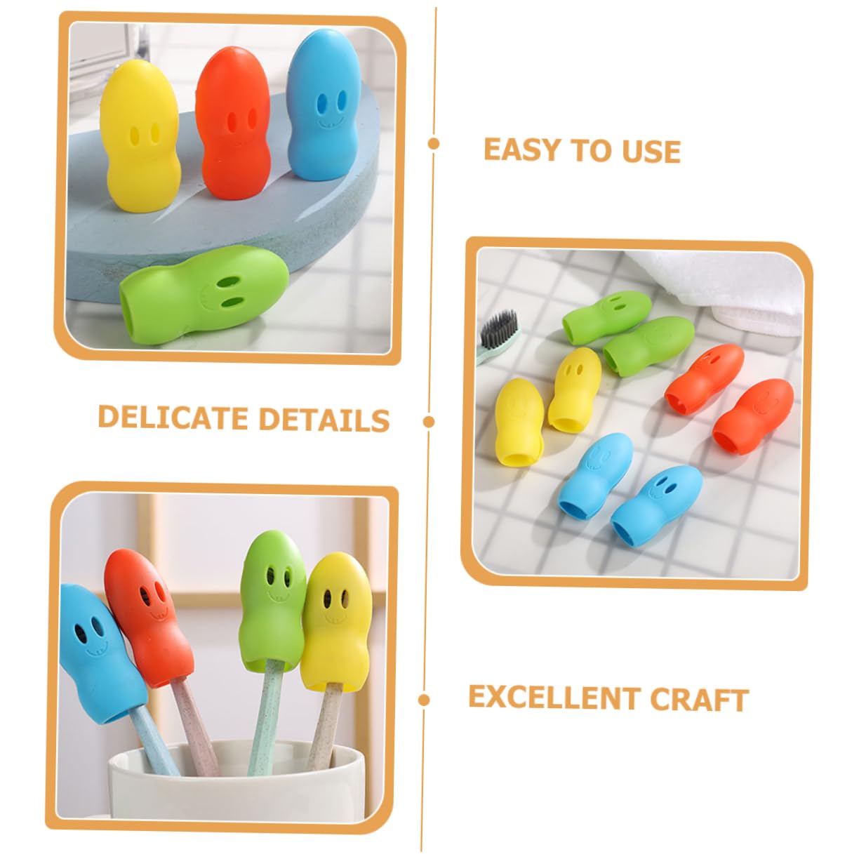 BESTYASH 5 Set Copertura Della Testina Dello Spazzolino Da Denti Campeggio Per Adulti Cappuccio Per La Testina Dello Spazzolino Da Denti Coprispazzolino Da Viaggio Colore Casuale 20 Pezzi*5