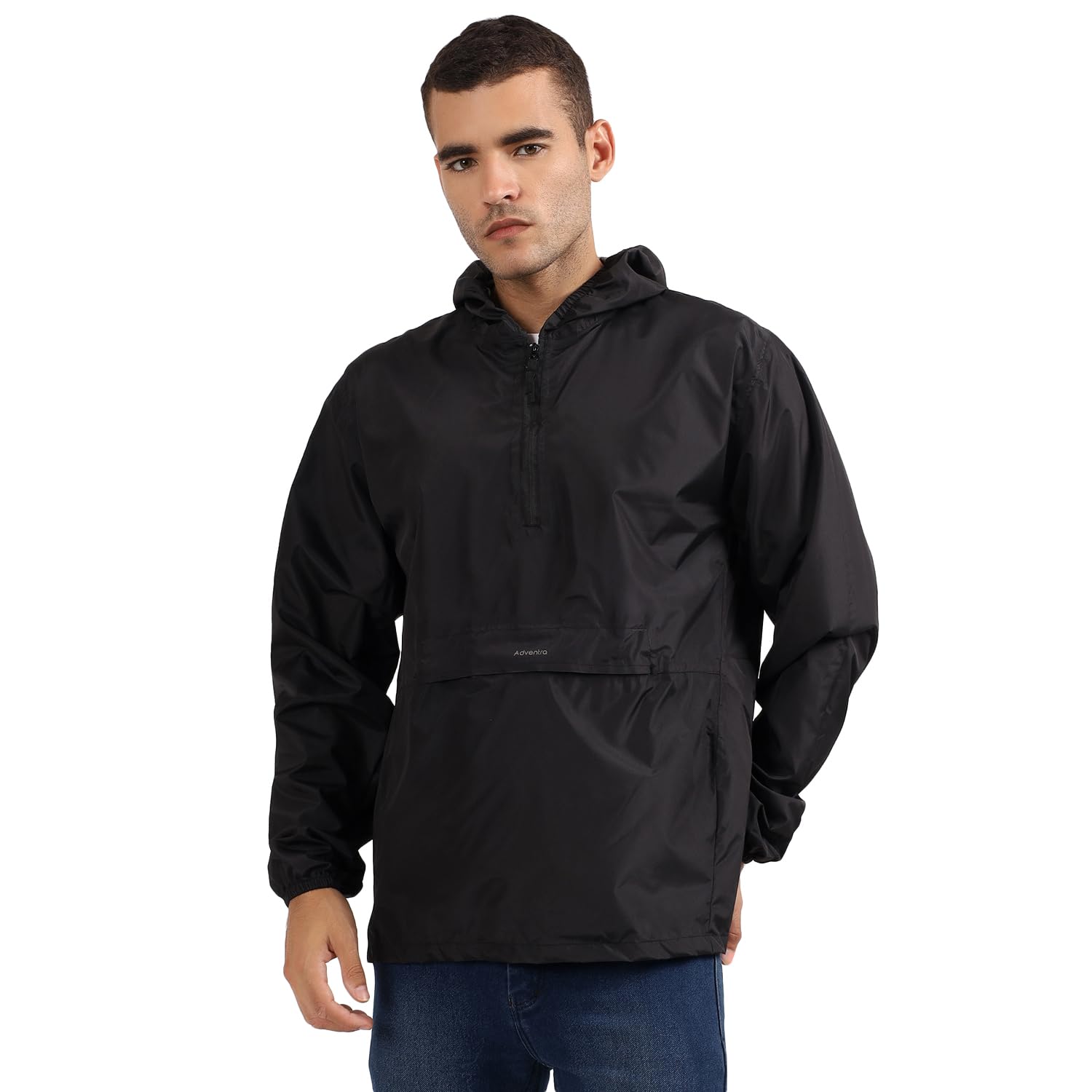 Rain Jacket with pouch, Half zip rain coat, Lightweight, Waterproof | RJ100-image-35