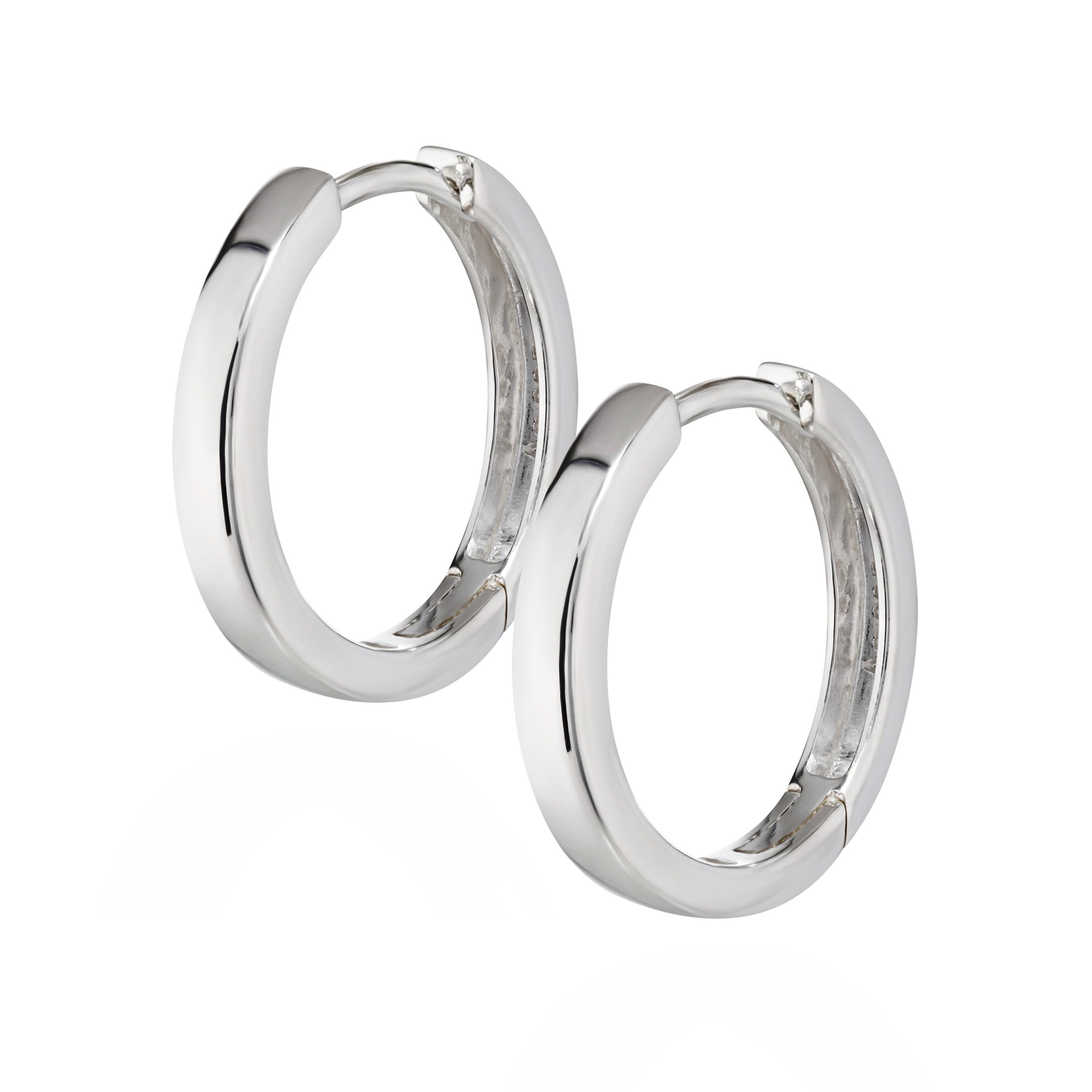 Orecchini da donna in argento 925 rodiato con zirconi viola e bianchi - AMEN - Luxury Zone