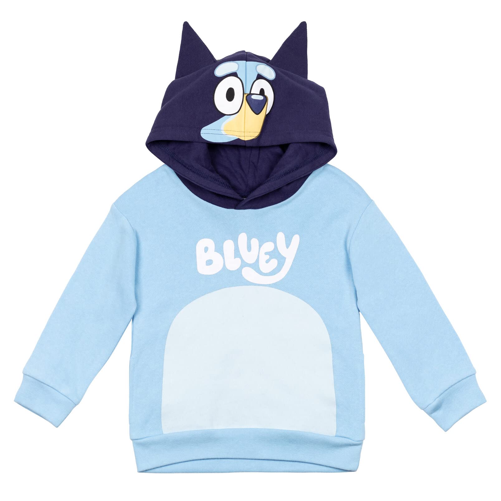 Bluey Matching Family Cosplay Fleece Hooded Sweatshirt