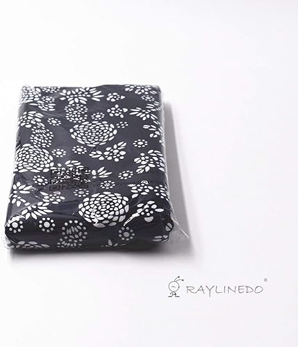 Miniatura 8 de 7 x diferentes patrones azules chinos Han Folk tradicional impreso artesanía tela pura paquete de 18.1 x 22.0 in (aprox. 18 x 22 pulgadas)