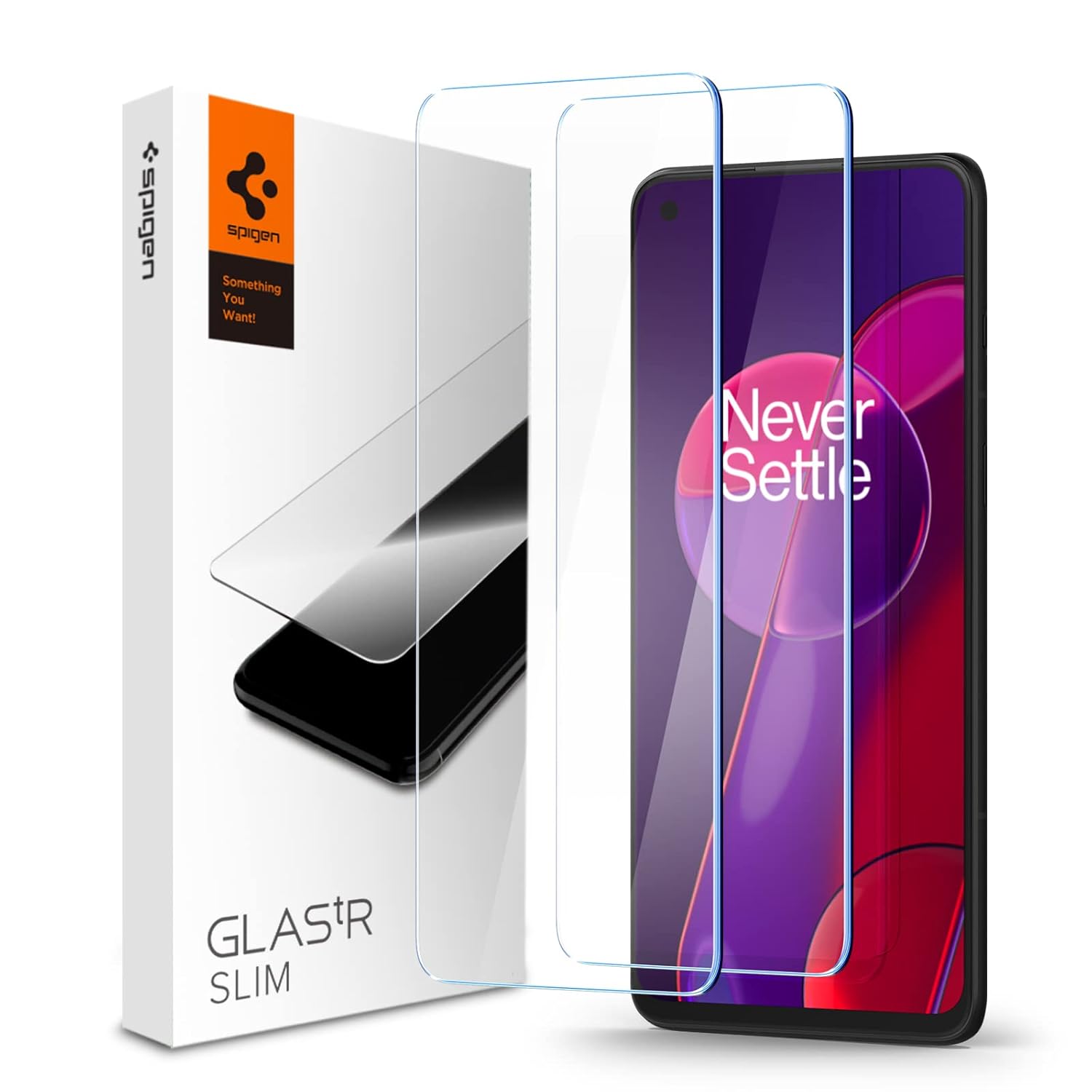 Spigen Glas.Tr Slim Tempered Glass Screen Protector Guard For Oneplus