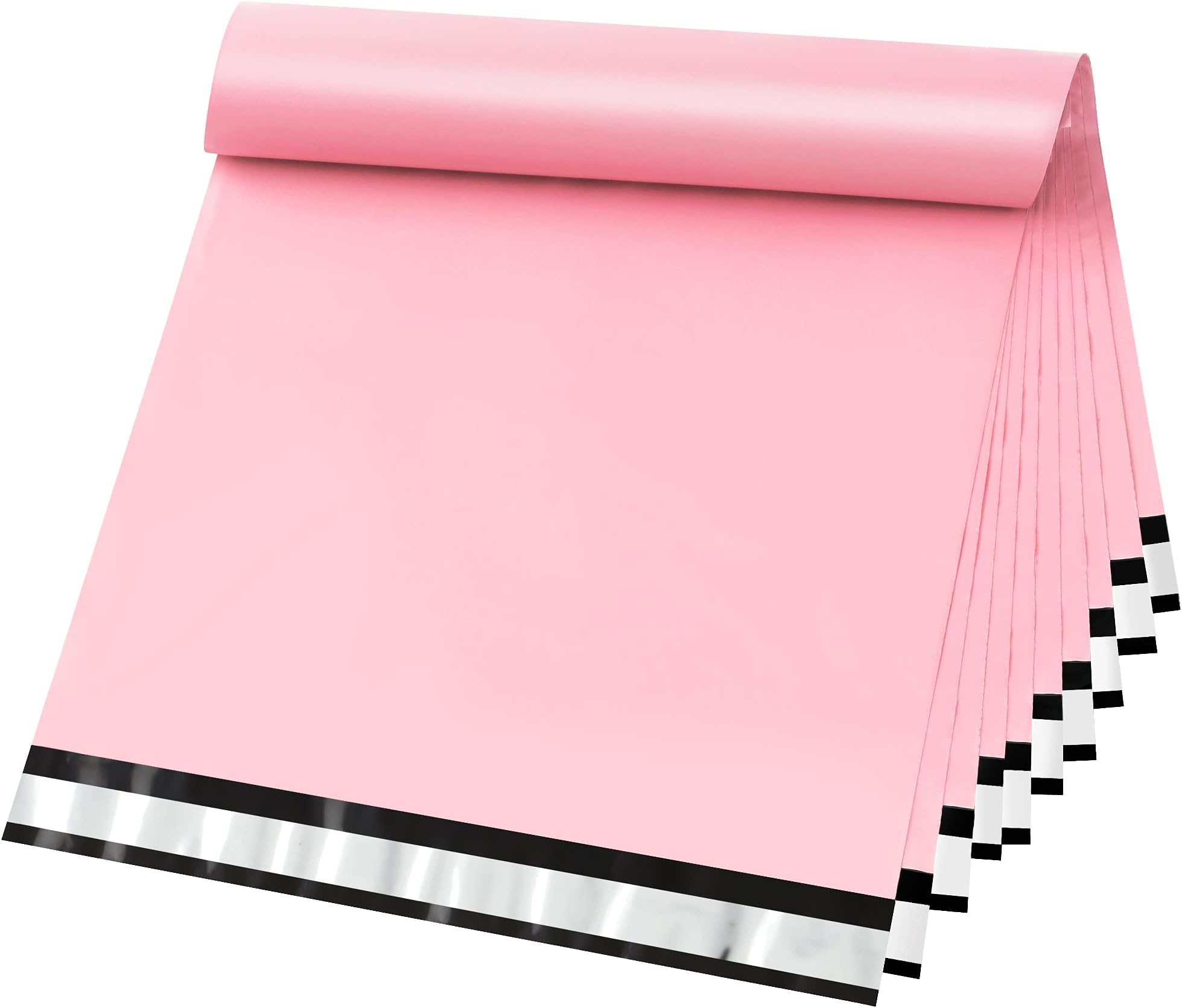 Famagic Poly Mailers 19x24 50 Pack, Waterproof Light Pink Shipping Bags, Tearproof Packaging Bags for Clothing Supplies, Self Seal Mailers Bags for Business, Mailing Poly Envelopes for Shipping