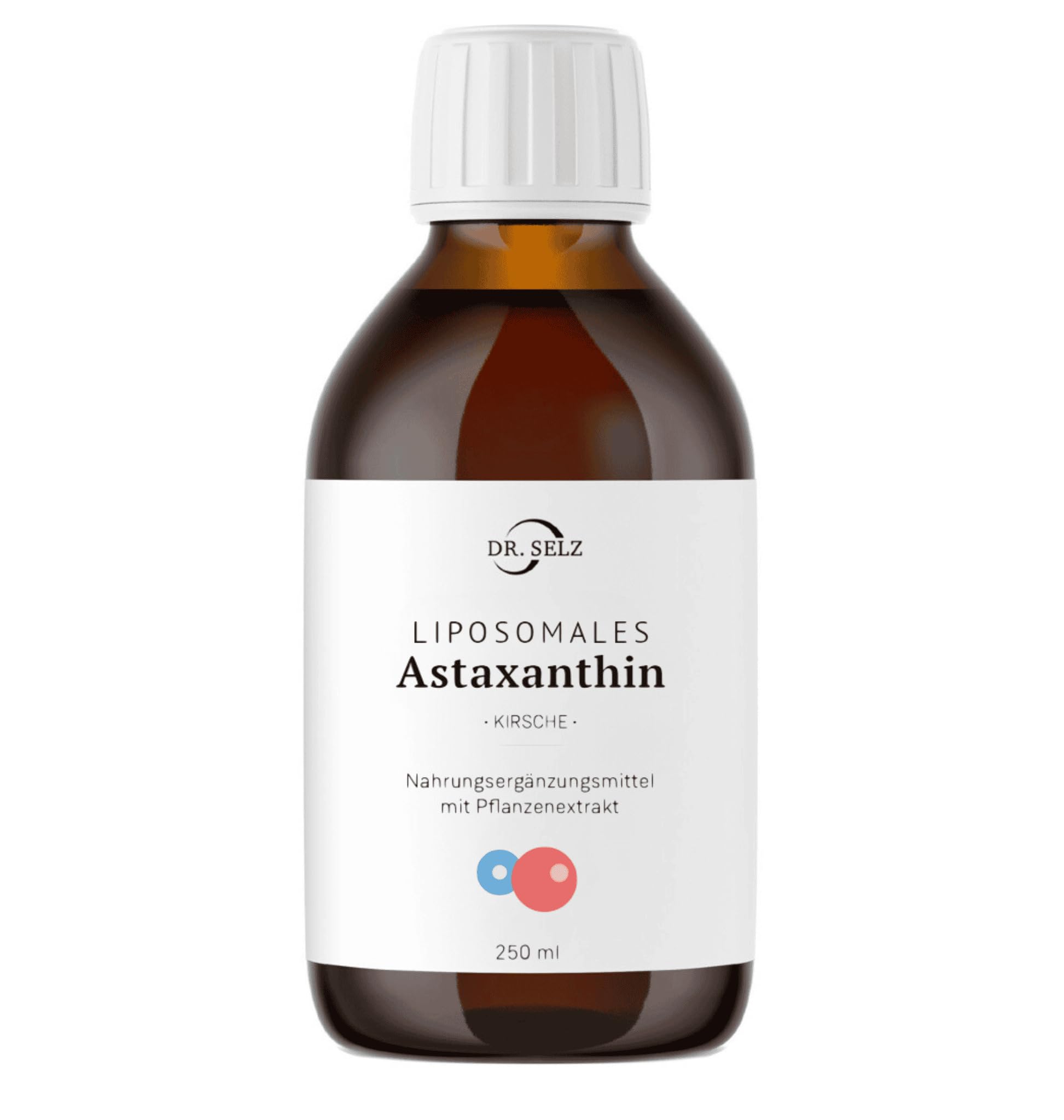 Dr. Selz Liposomales Astaxanthin, hohe Bioverfügbarkeit, vegan, Laborgeprüft.